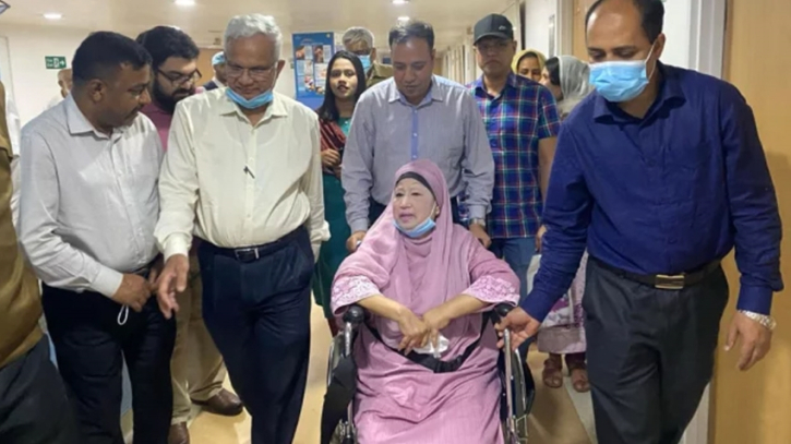 বিকালে হাসপাতাল থেকে বাসায় ফিরবেন খালেদা জিয়া বিকালে হাসপাতাল থেকে বাসায় ফিরবেন খালেদা জিয়া